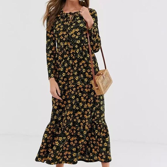 Free People Tiers Of Joy Midi Dress - Picture 1 of 7